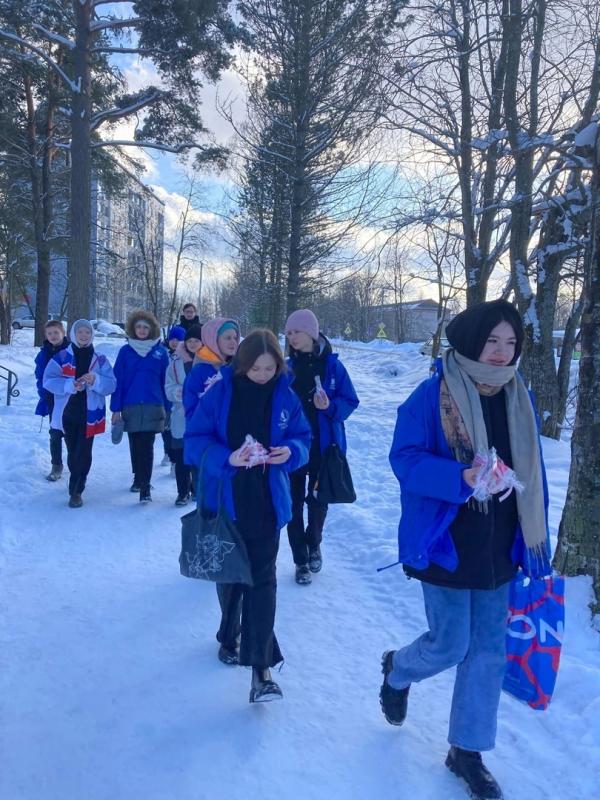 Поздравительная акция "Вам, любимые", посвящённая Международному Женскому Дню