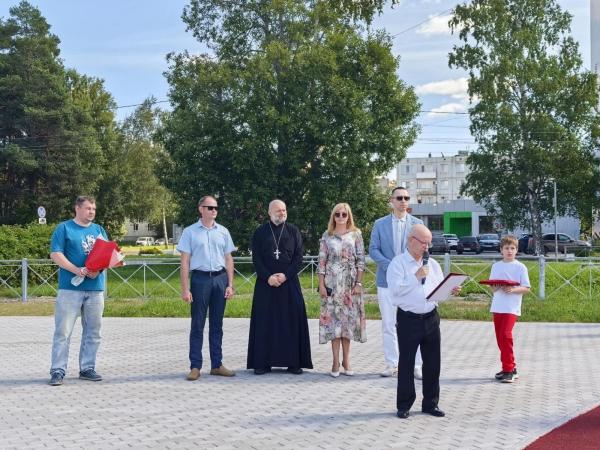 Торжественное открытие новой благоустроенной площадки в г.Каменногорск