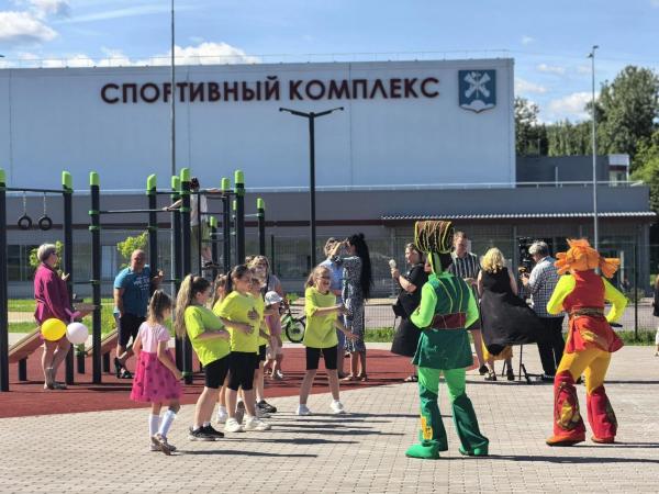 Торжественное открытие новой благоустроенной площадки в г.Каменногорск